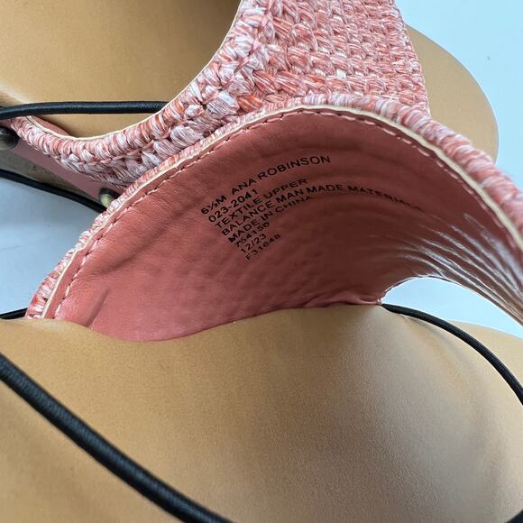 a.n.a Womens Robinson Heeled Sandals Terracotta Pink Size 6.5M - Picture 6 of 12